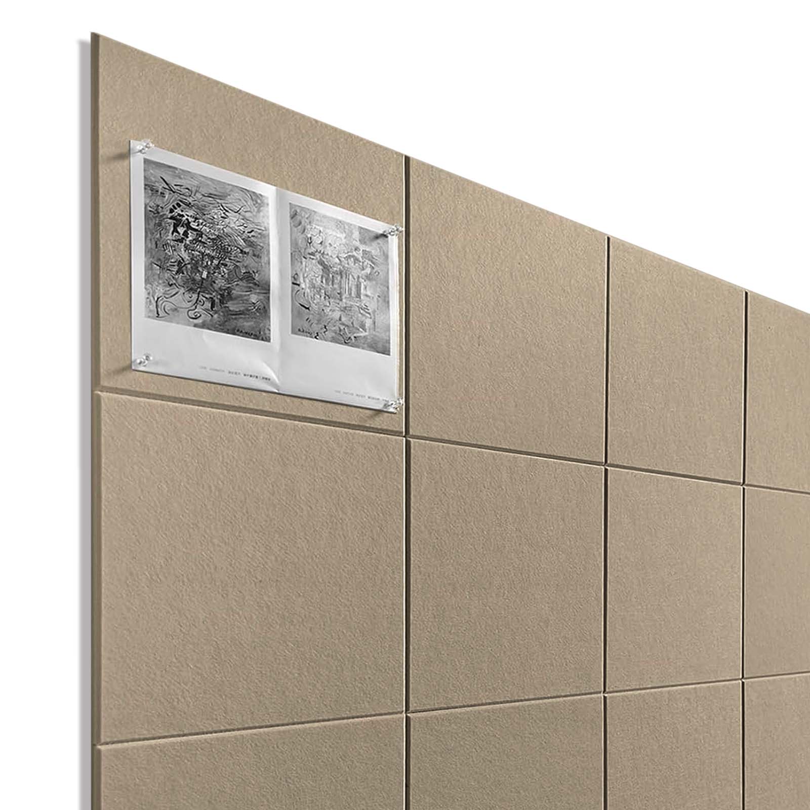 Home Decor Wall Tiles - 12PCS Papan Gabus Felt Tebal 30x30cm