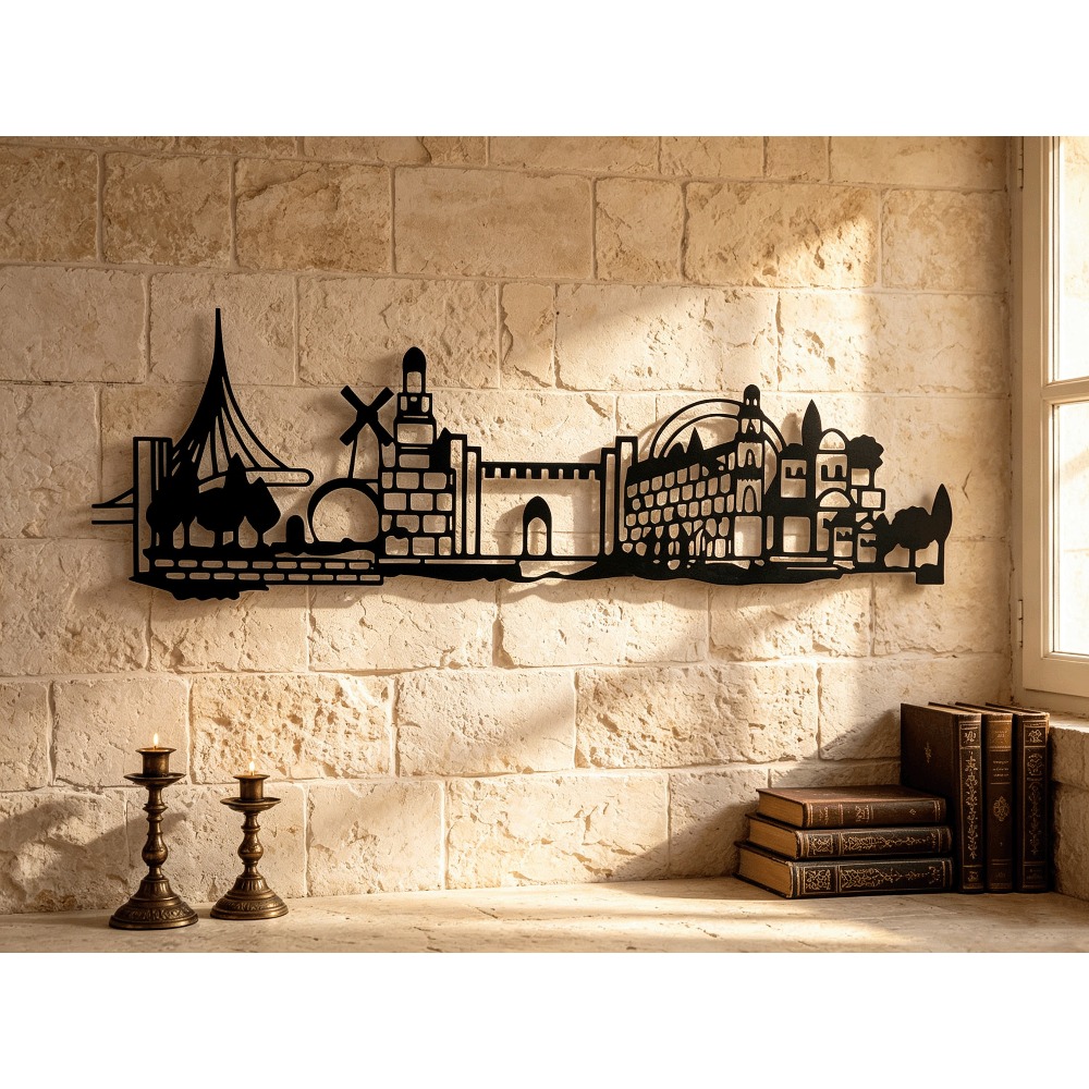 Home Decor Rustic - CIFBUY Seni Dinding Logam Dekorasi Siluet