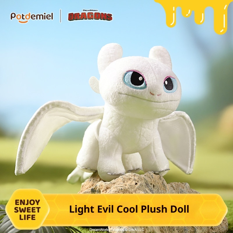 Home Decor How To - Boneka Plush Potdemiel Light Fury Asli