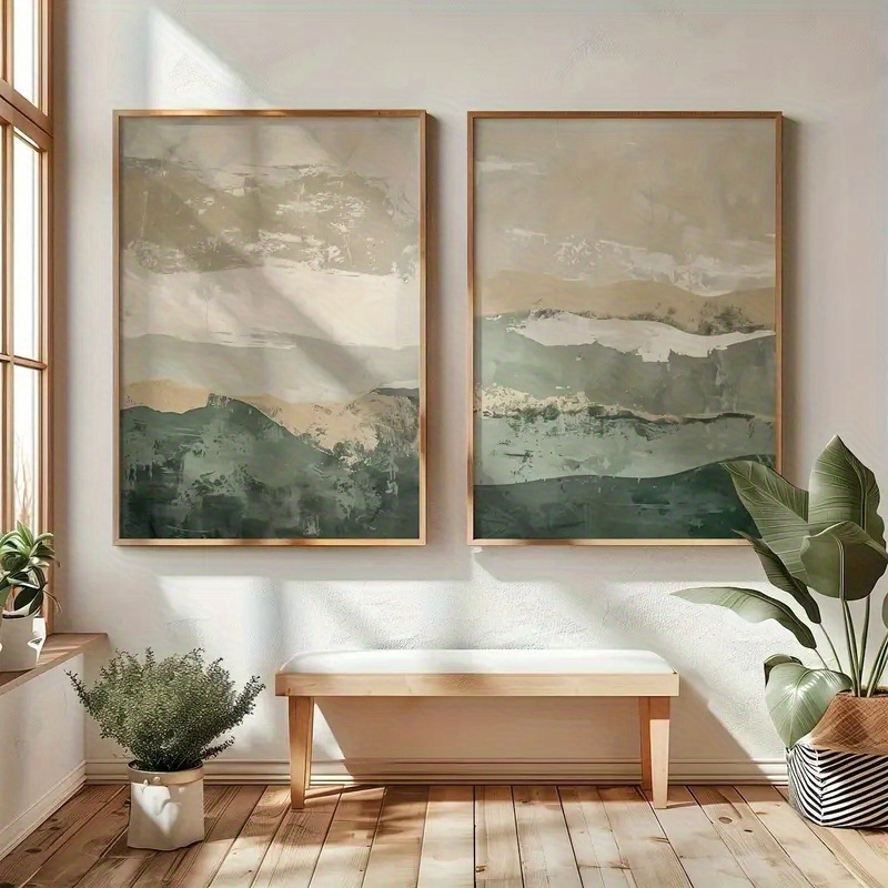 Home Decor Korea - 2 Buah/Set Poster Seni Dinding Gaya