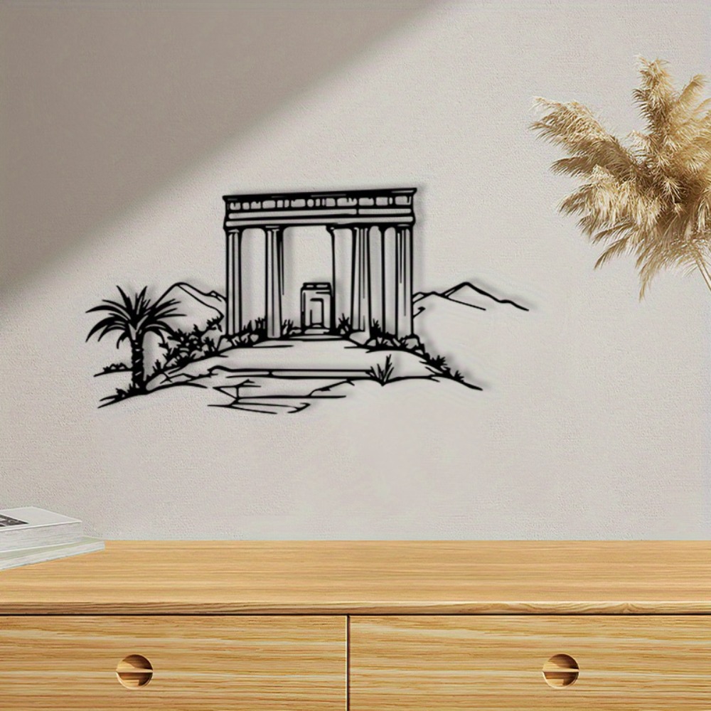 Home Decor Rustic - CIFBUY Seni Dinding Besi Mural Religius