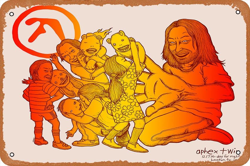 Home Decor Houston - Poster Konser Muecddoa Aphex Twin Houston