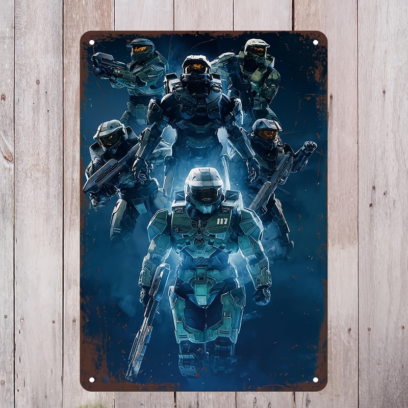 Home Decor Video - Papan Seni Dinding Logam Terinspirasi Halo,