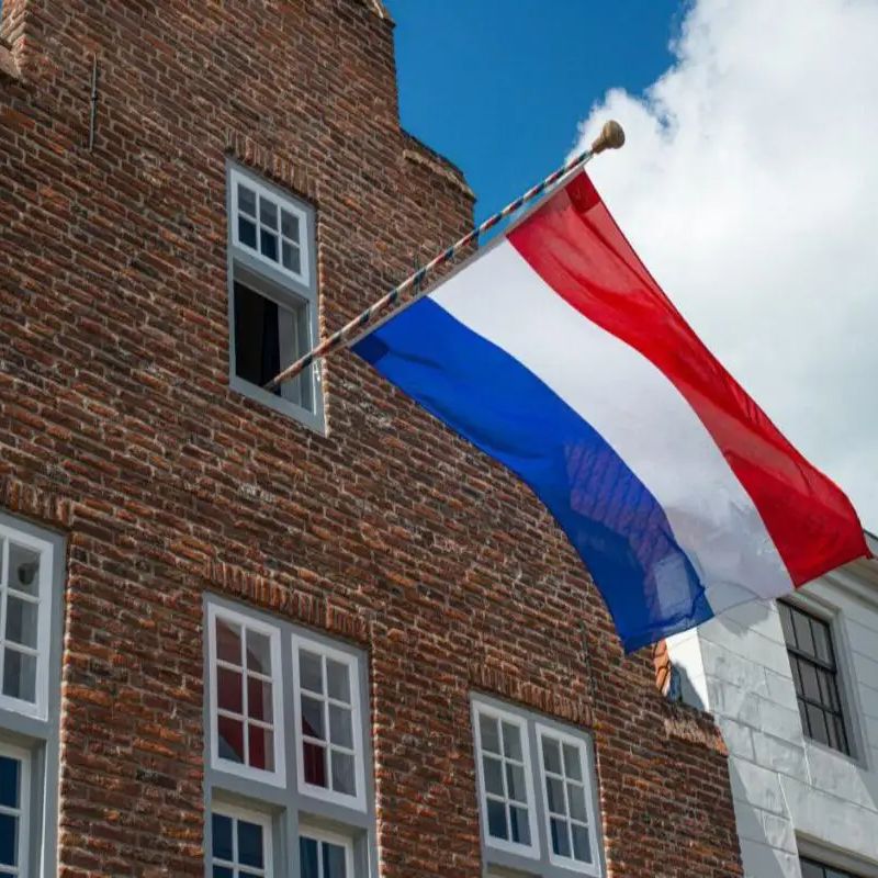 Home Decor Netherlands - Bendera Belanda 90*150CM Poliester Gantung Spanduk