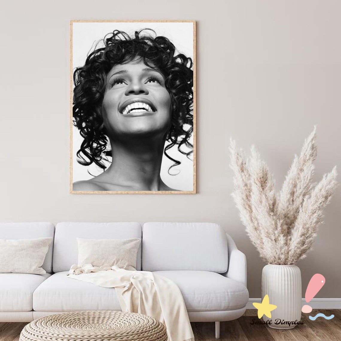 Home Decor Houston - Whitney Houston Poster bintang musik lukisan