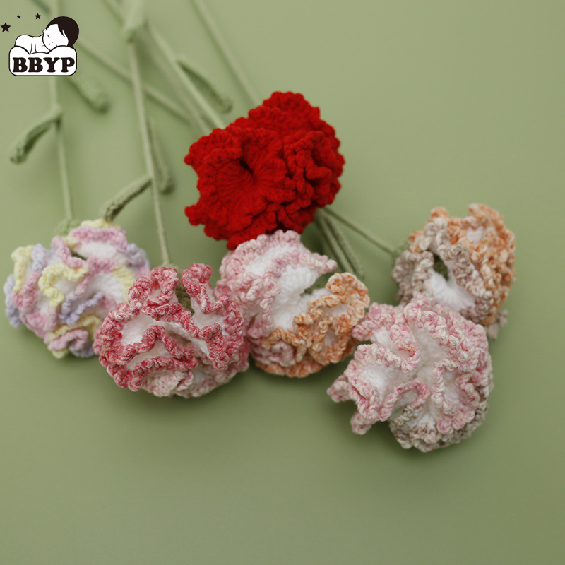 Yarn Home Decor - Amigurumi Benang Rajut Anyelir Dekorasi Rumah