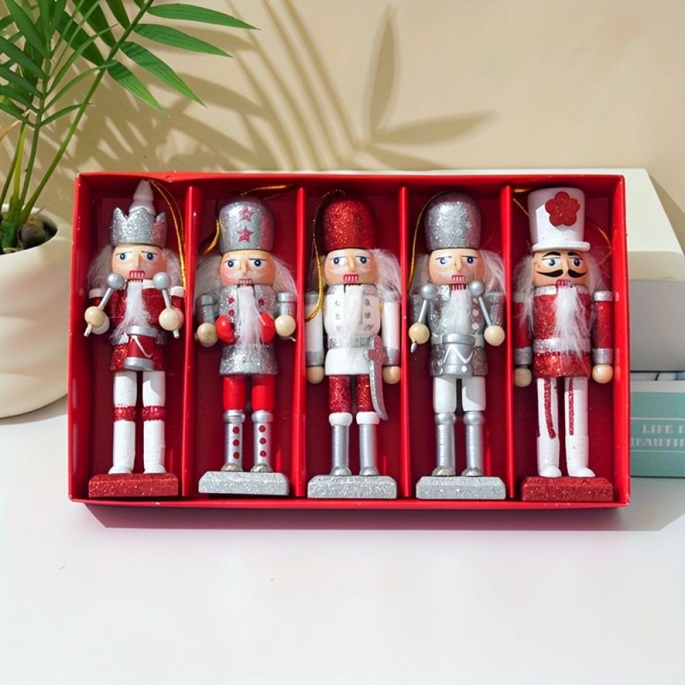 Home Xmas Decor Ideas - Ornamen Tentara Pemecah Kacang untuk Liburan,