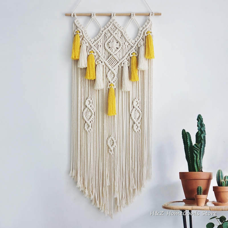 Yarn Home Decor - Macrame Hiasan Dinding Permadani Tenun Boho