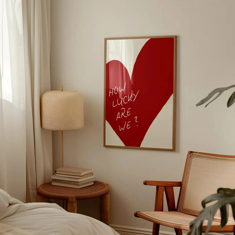 Home Decor How To - Berapa Beruntungnya Kami Seni Dinding Bergaris