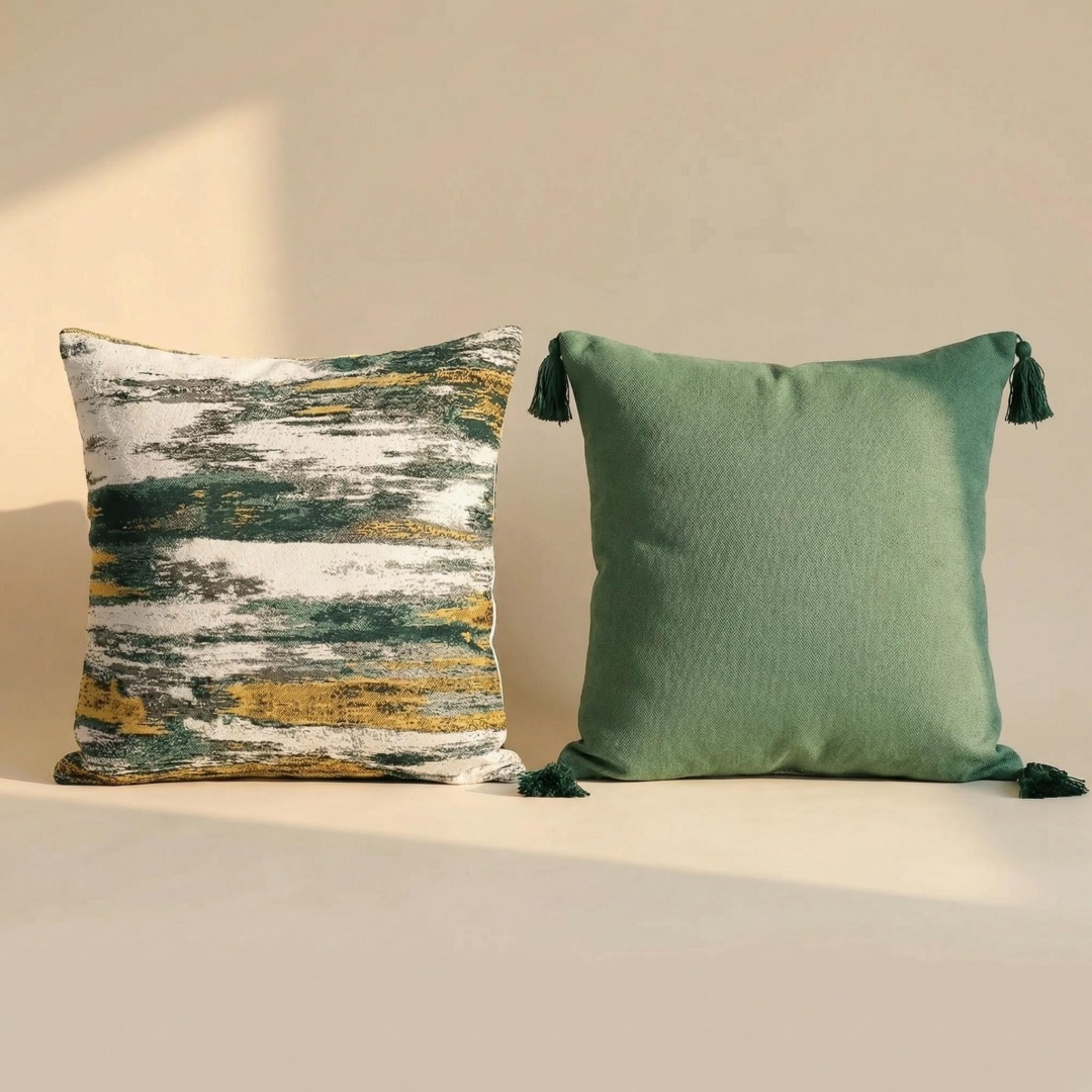 Yarn Home Decor - Bantal+sarung bantal katun dan linen jacquard