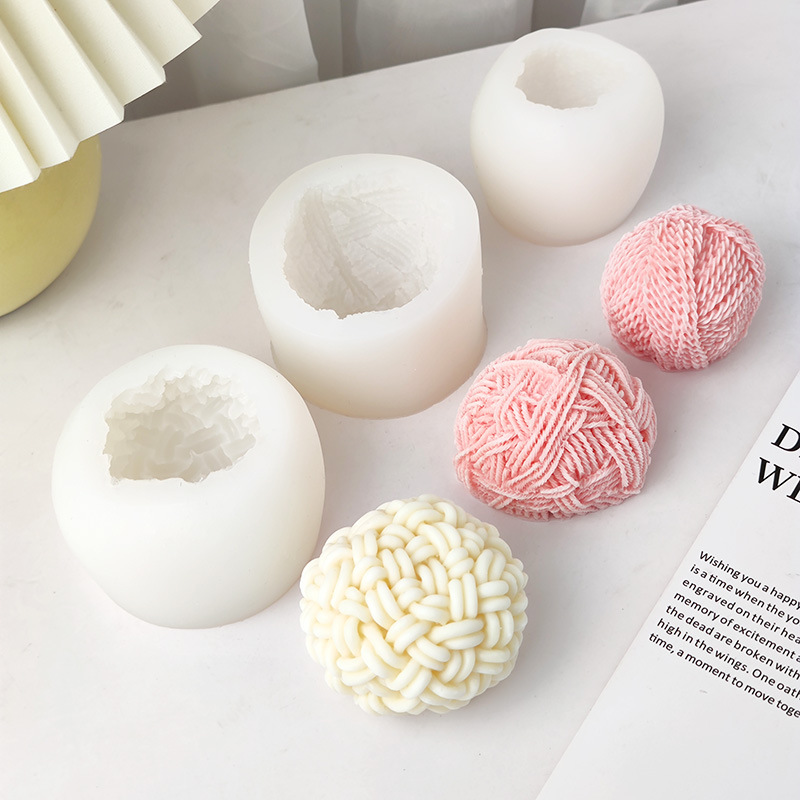 Yarn Home Decor - Berbagai Gaya Bola Wol Silikon Cetakan