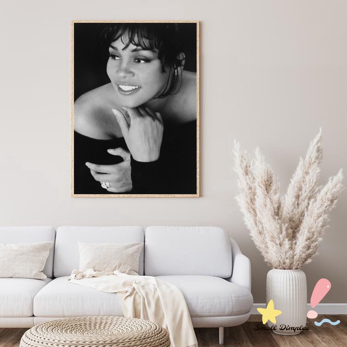 Home Decor Houston - Whitney Houston Poster bintang musik lukisan