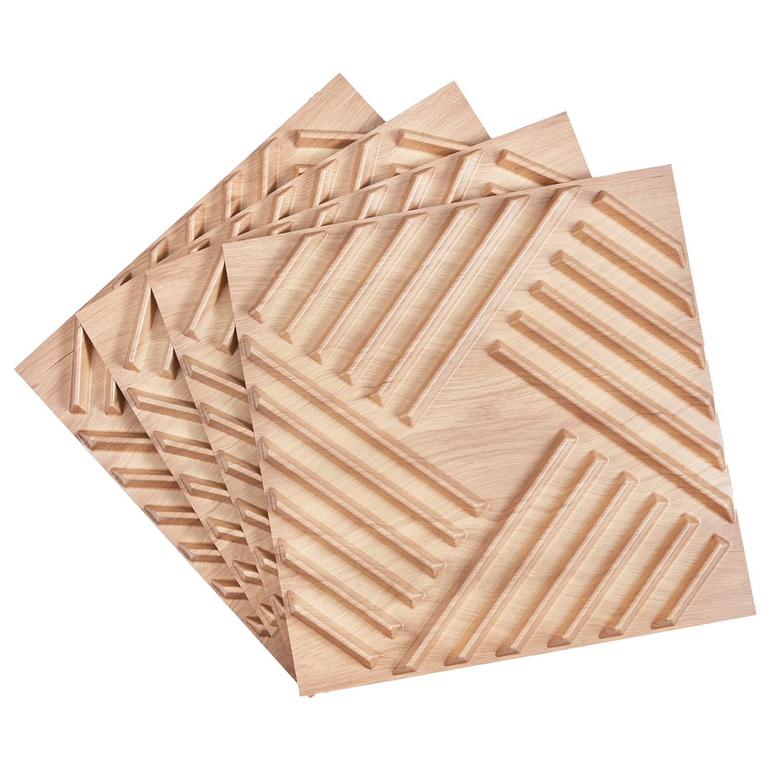 Home Decor Wall Tiles - Panel Dinding 3D, 12 Paket 19,7