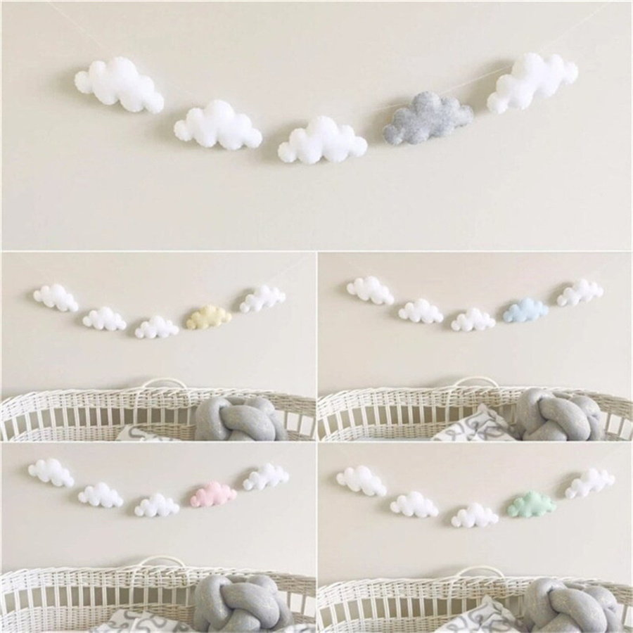 Home Decor Korea - Nordic merasa awan karangan bunga tali