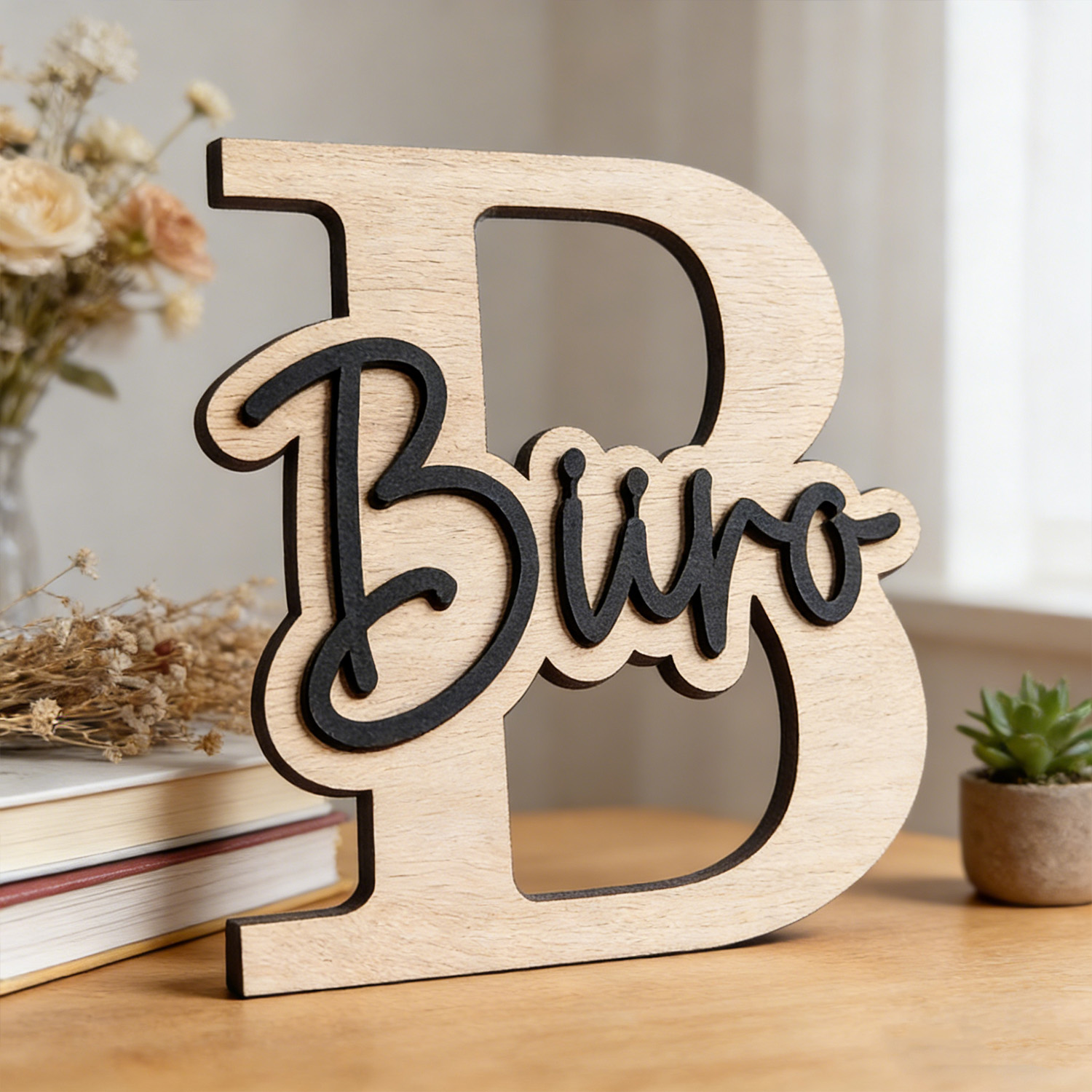 1 Buah Tanda Pintu Huruf Kayu  - Wooden Letter Sign ulasan dan harga
