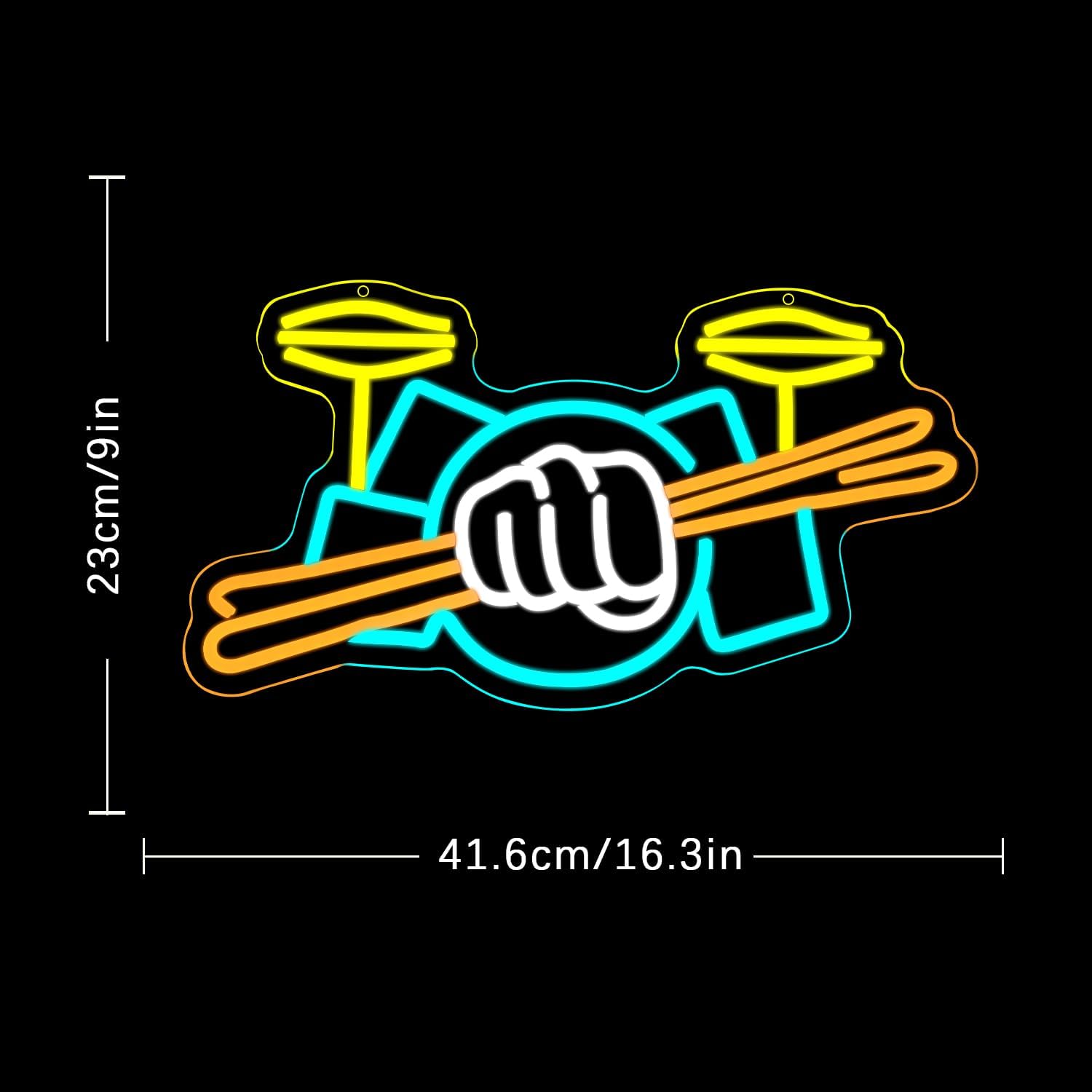 Lampu Neon LED Set Drum Berten - Home Decor Rustic ulasan dan harga