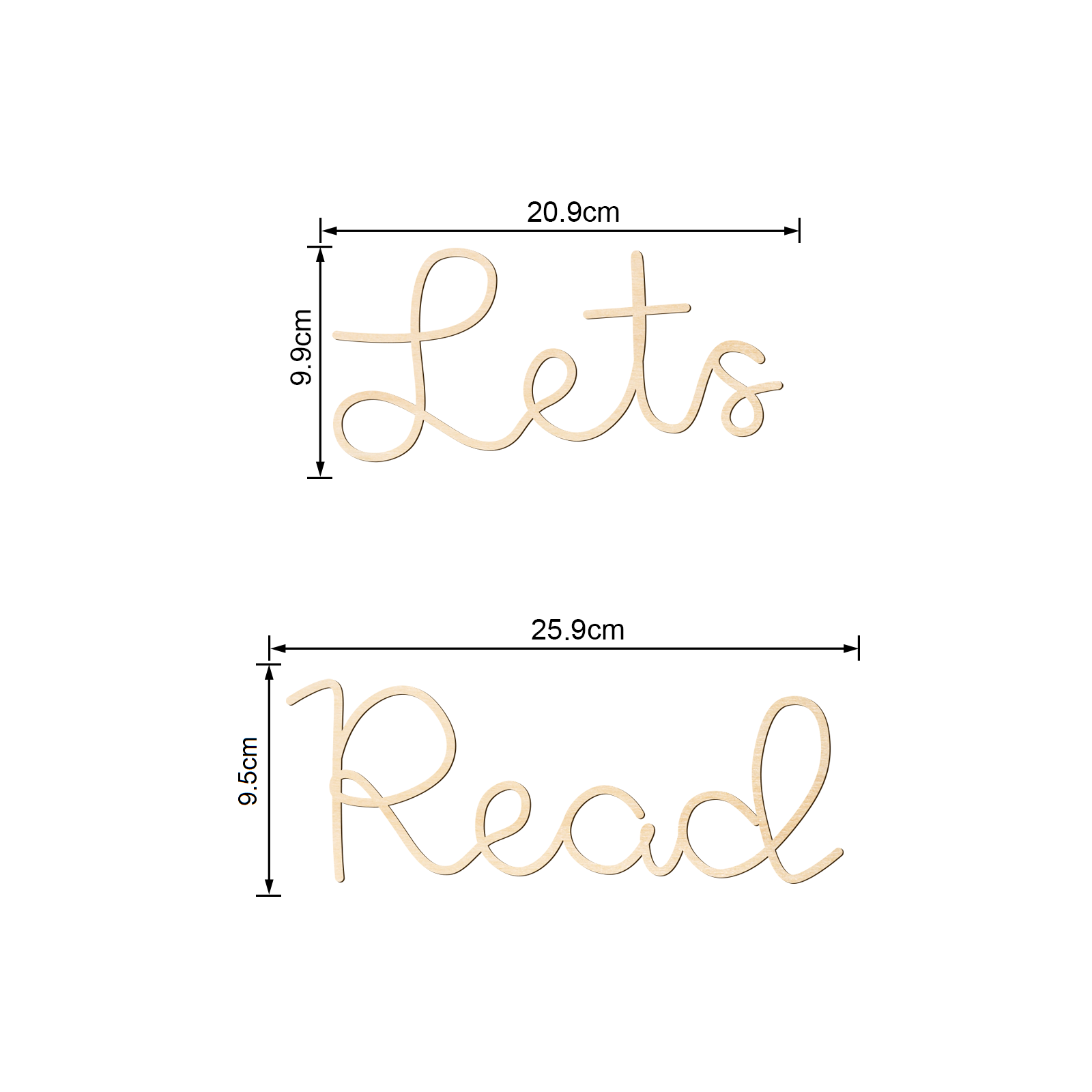 Mari Kita Membaca Tanda Dindin - Wooden Letter Sign ulasan dan harga