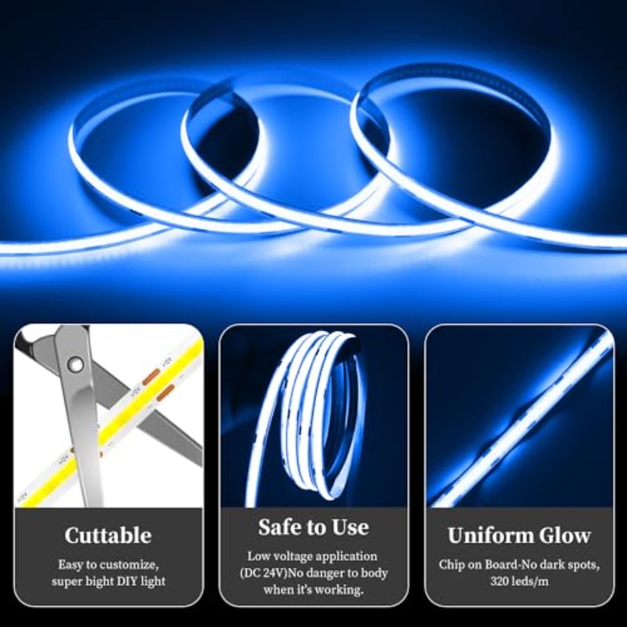 Lampu Strip LED COB 32,8ft/10M - Led Strip Lights ulasan dan harga