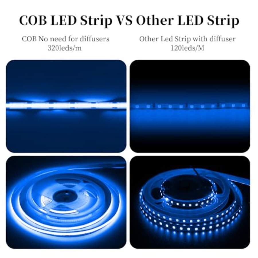 Lampu Strip LED COB 32,8ft/10M - Led Strip Lights ulasan dan harga