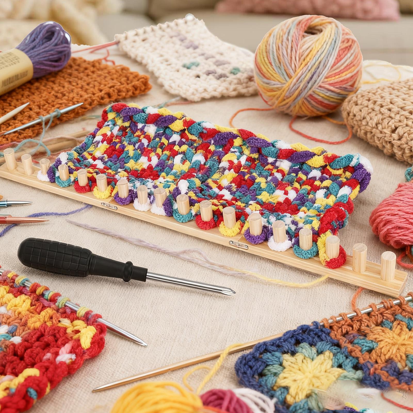 Alat Rajut Benang Kayu 35 Inci - Yarn Home Decor ulasan dan harga