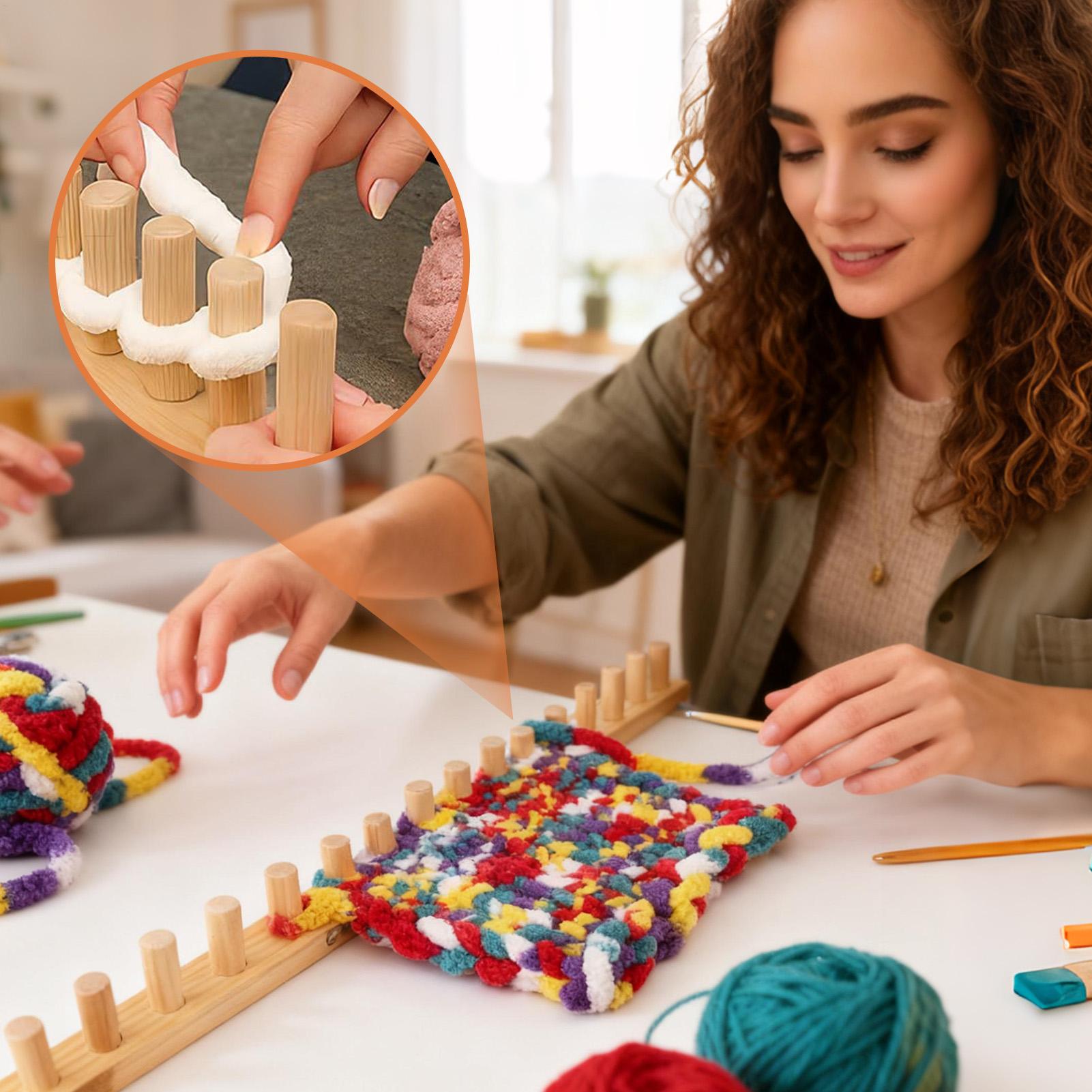 Alat Rajut Benang Kayu 35 Inci - Yarn Home Decor ulasan dan harga