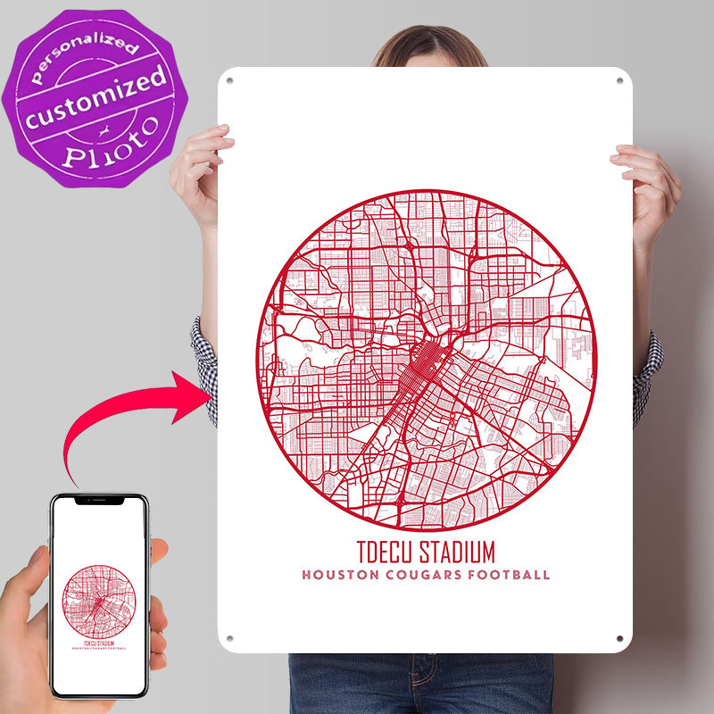 Poster Tekstur Cetak 3D Housto - Home Decor Houston ulasan dan harga