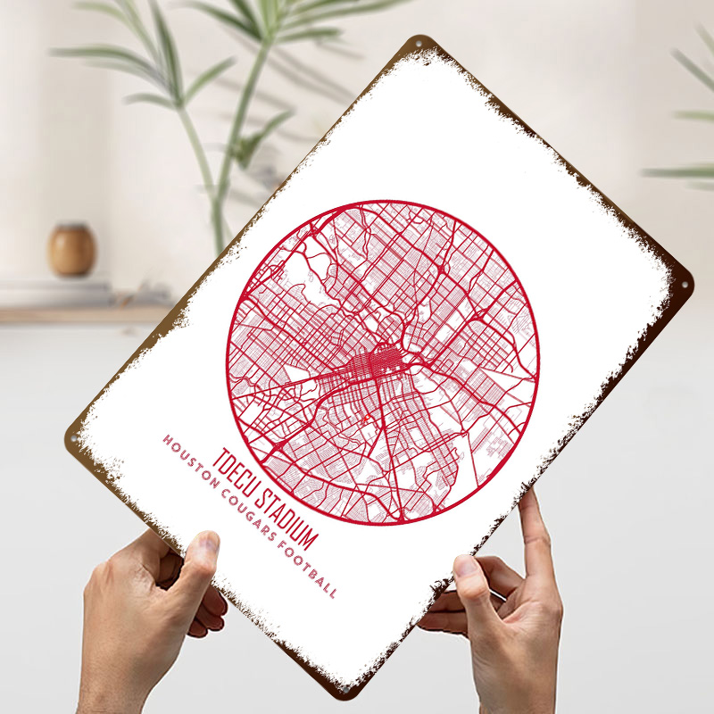 Poster Tekstur Cetak 3D Housto - Home Decor Houston ulasan dan harga