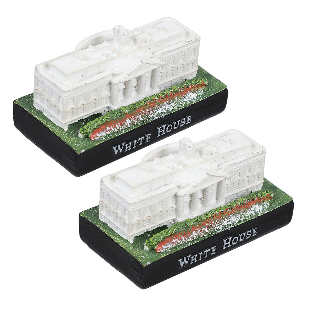 2 Buah Miniatur Patung Resin R - Home Decor White ulasan dan harga