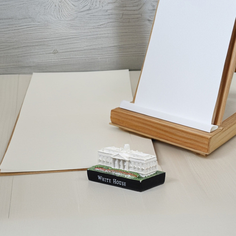 2 Buah Miniatur Patung Resin R - Home Decor White ulasan dan harga