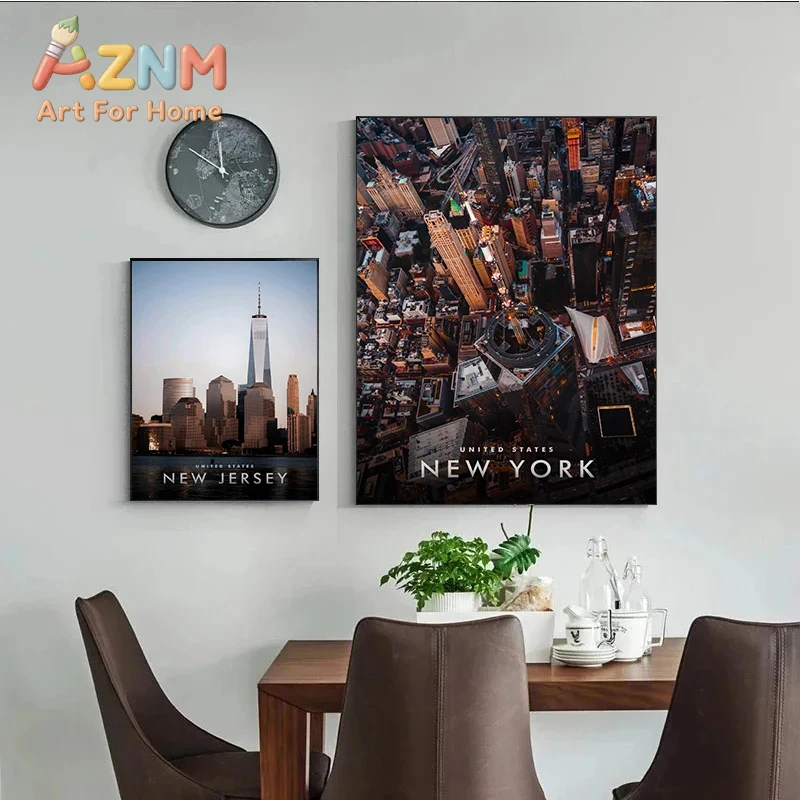 Poster Pemandangan Kota di Ame - Home Decor Houston ulasan dan harga