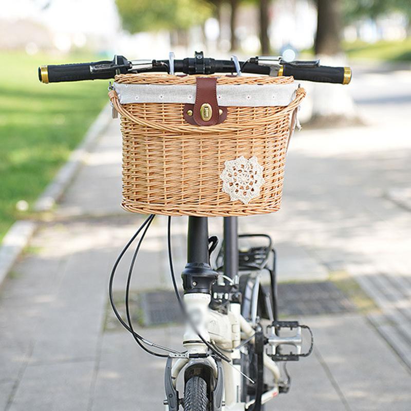 Anyaman keranjang sepeda keran - Rattan Plant Basket ulasan dan harga