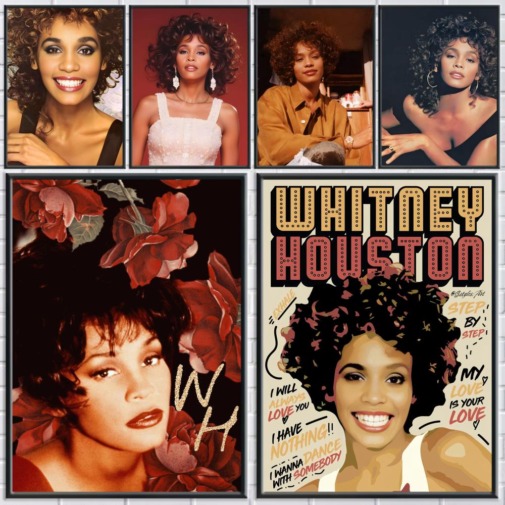 W-Whitney Houston Poster HD St - Home Decor Houston ulasan dan harga