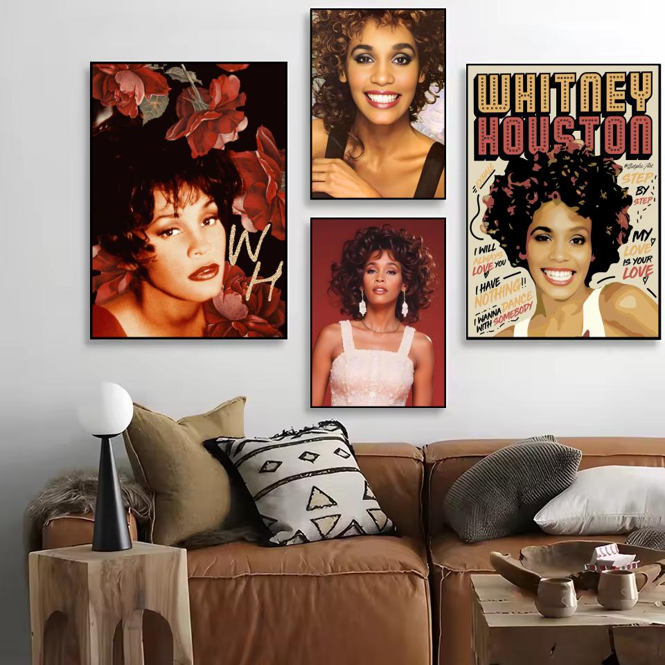 W-Whitney Houston Poster HD St - Home Decor Houston ulasan dan harga