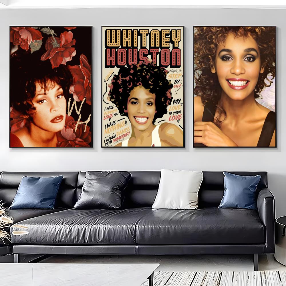 W-Whitney Houston Poster HD St - Home Decor Houston ulasan dan harga