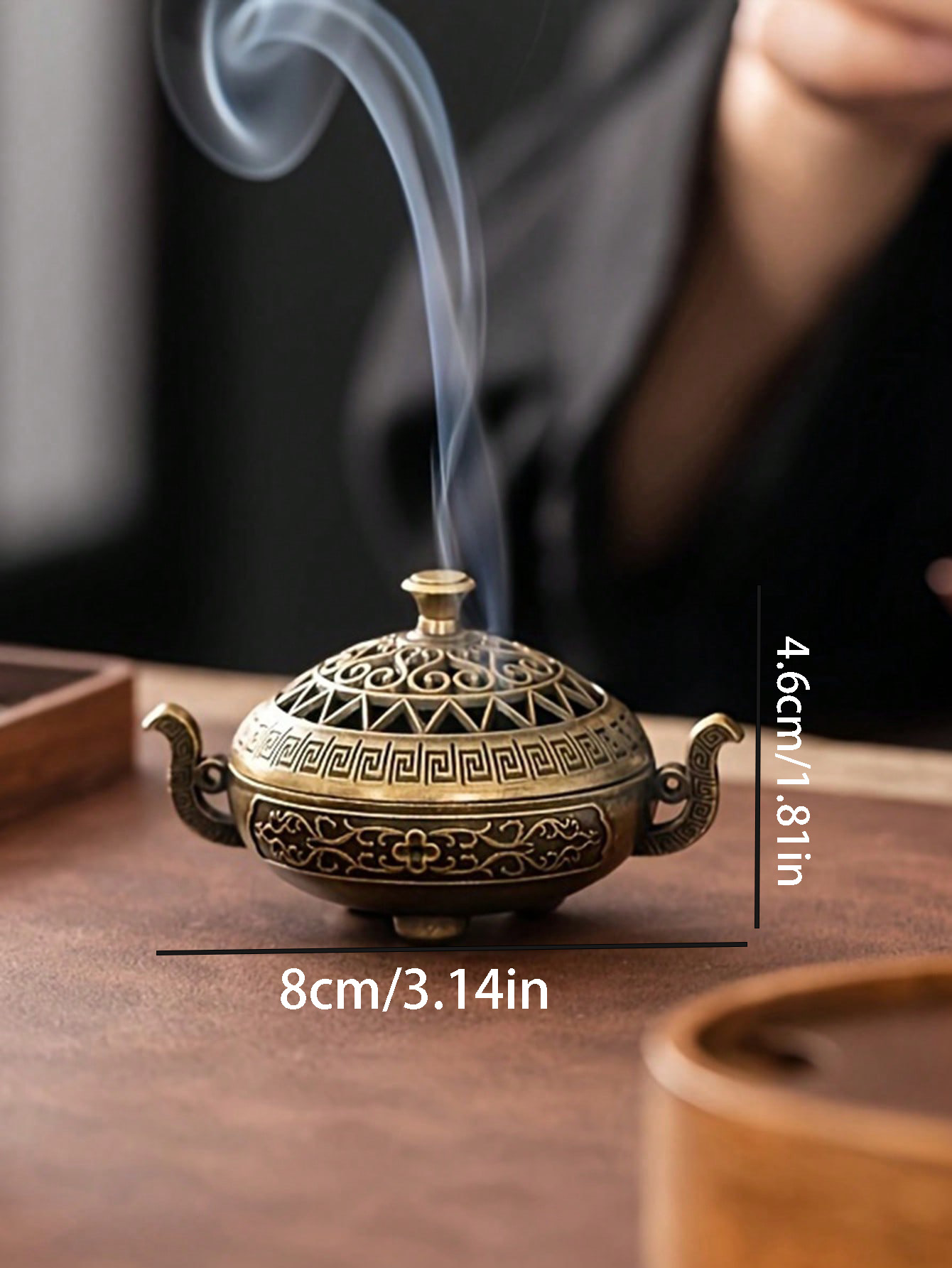 Pembakar Dupa Kuningan Gaya Ne - Home Decor Humacao ulasan dan harga
