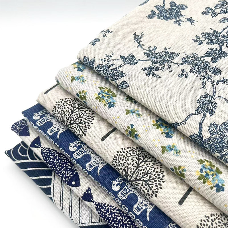 Kain Campuran Katun Linen Moti - Home Decor Sofa ulasan dan harga