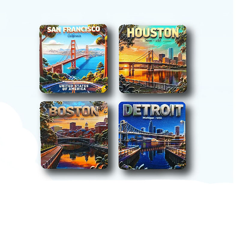 Magnet Kulkas AS Dallas Boston - Home Decor Houston ulasan dan harga