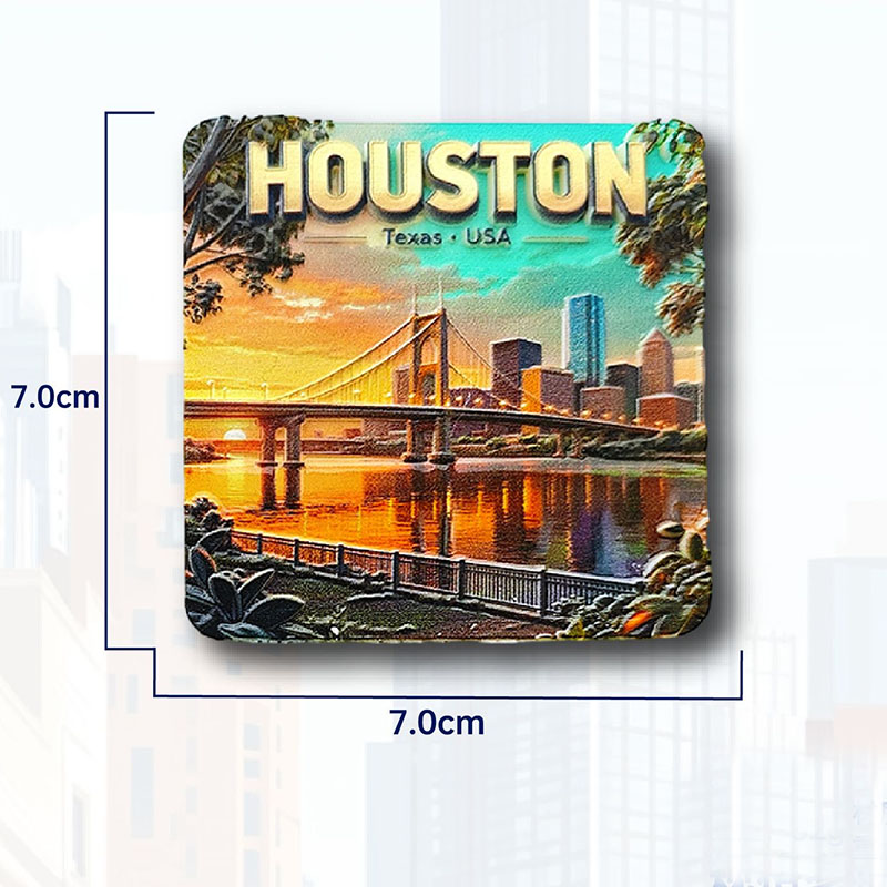 Magnet Kulkas AS Dallas Boston - Home Decor Houston ulasan dan harga