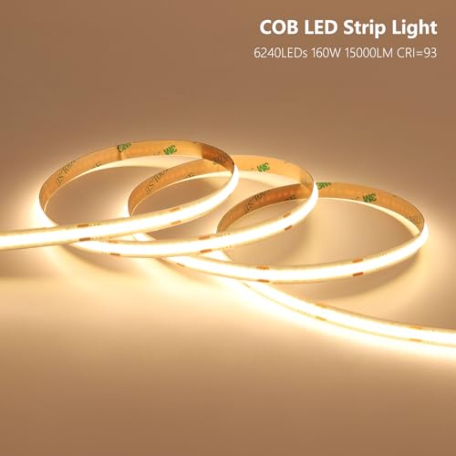 Lampu Strip LED COB 24V 65.6ft - Led Strip Lights ulasan dan harga