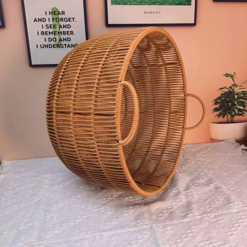 Keranjang Penyimpanan Anyaman  - Rattan Plant Basket ulasan dan harga