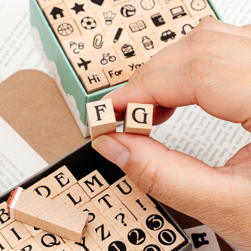 Segel Kayu 42 Potong Tunggal d - Wooden Letter Sign ulasan dan harga