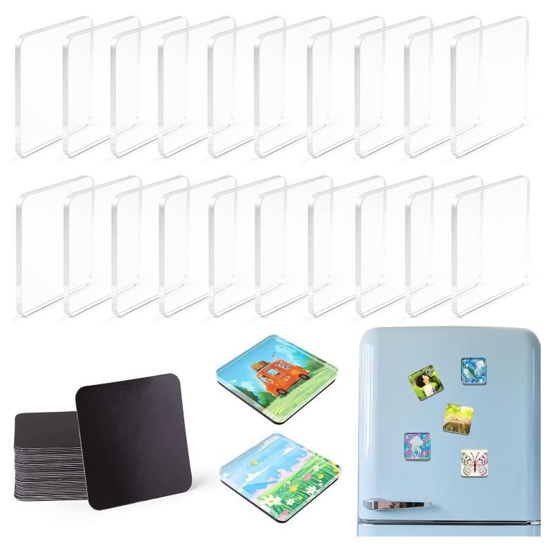 5 Set Magnet Akrilik Transpara - Home Decor Inspo ulasan dan harga