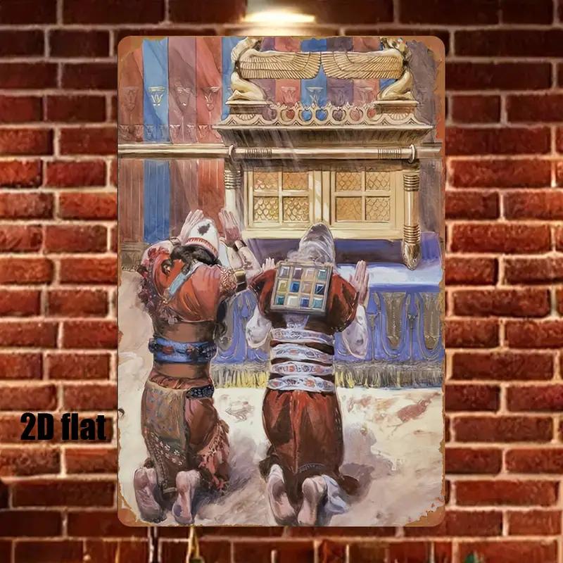 CIFBUY Seni Dinding Logam Bert - Home Decor Rustic ulasan dan harga