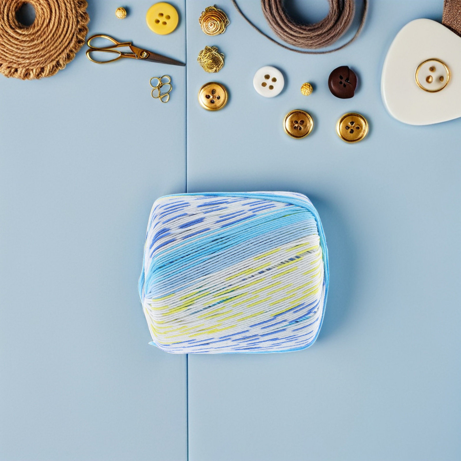 Benang Rajut Katun Lembut 1 Ro - Yarn Home Decor ulasan dan harga