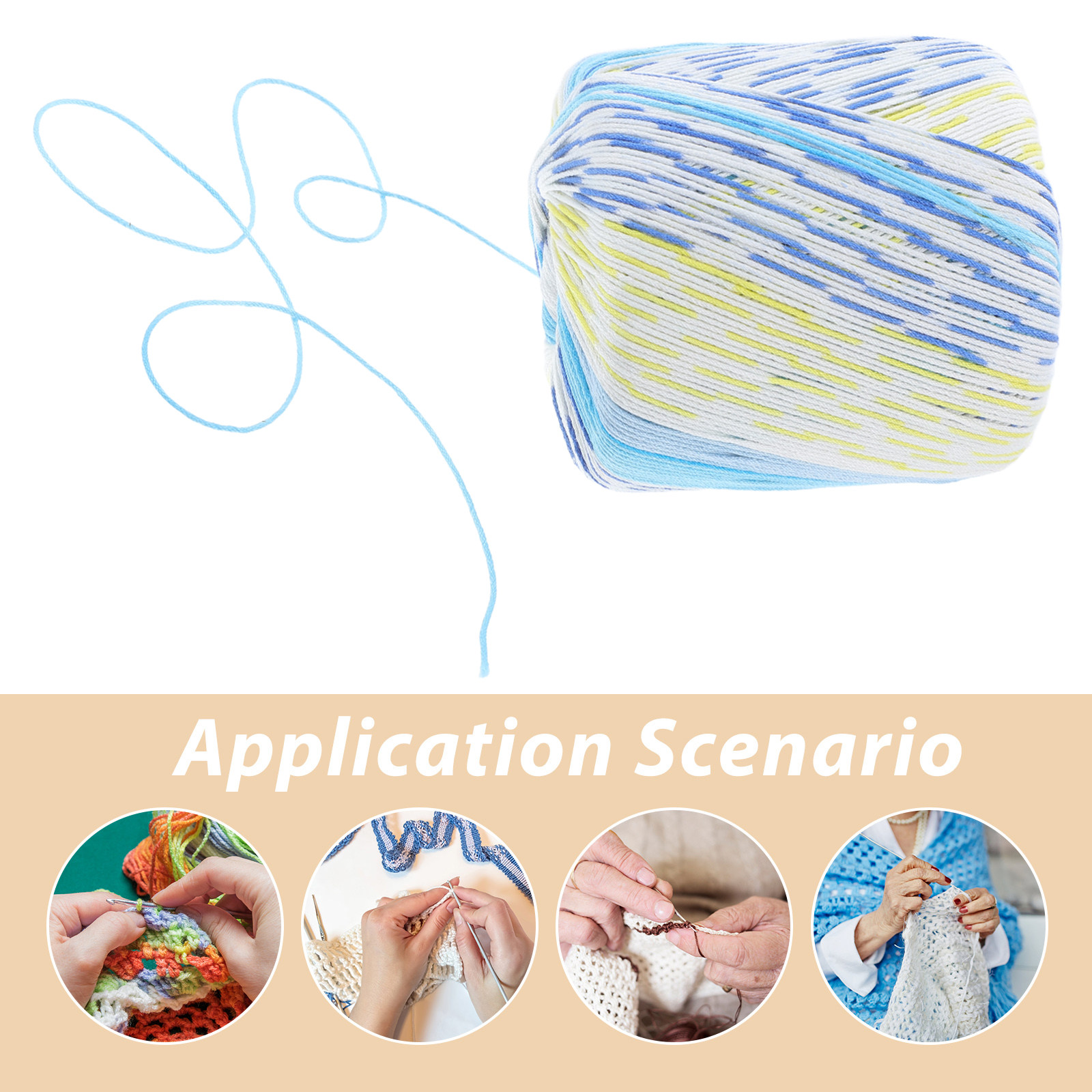Benang Rajut Katun Lembut 1 Ro - Yarn Home Decor ulasan dan harga