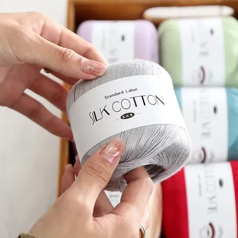 50G/PC Benang Rajut Susu Katun - Yarn Home Decor ulasan dan harga