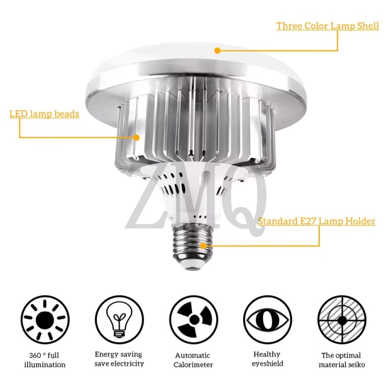 Lampu E27 85W 155W 3200K-5500K - Home Decor Video ulasan dan harga
