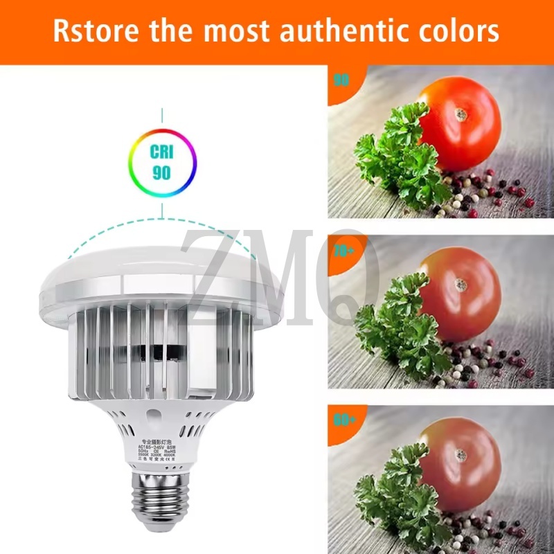 Lampu E27 85W 155W 3200K-5500K - Home Decor Video ulasan dan harga