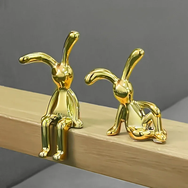 1/2 Buah Patung Kelinci Bertel - Home Decor Korea ulasan dan harga