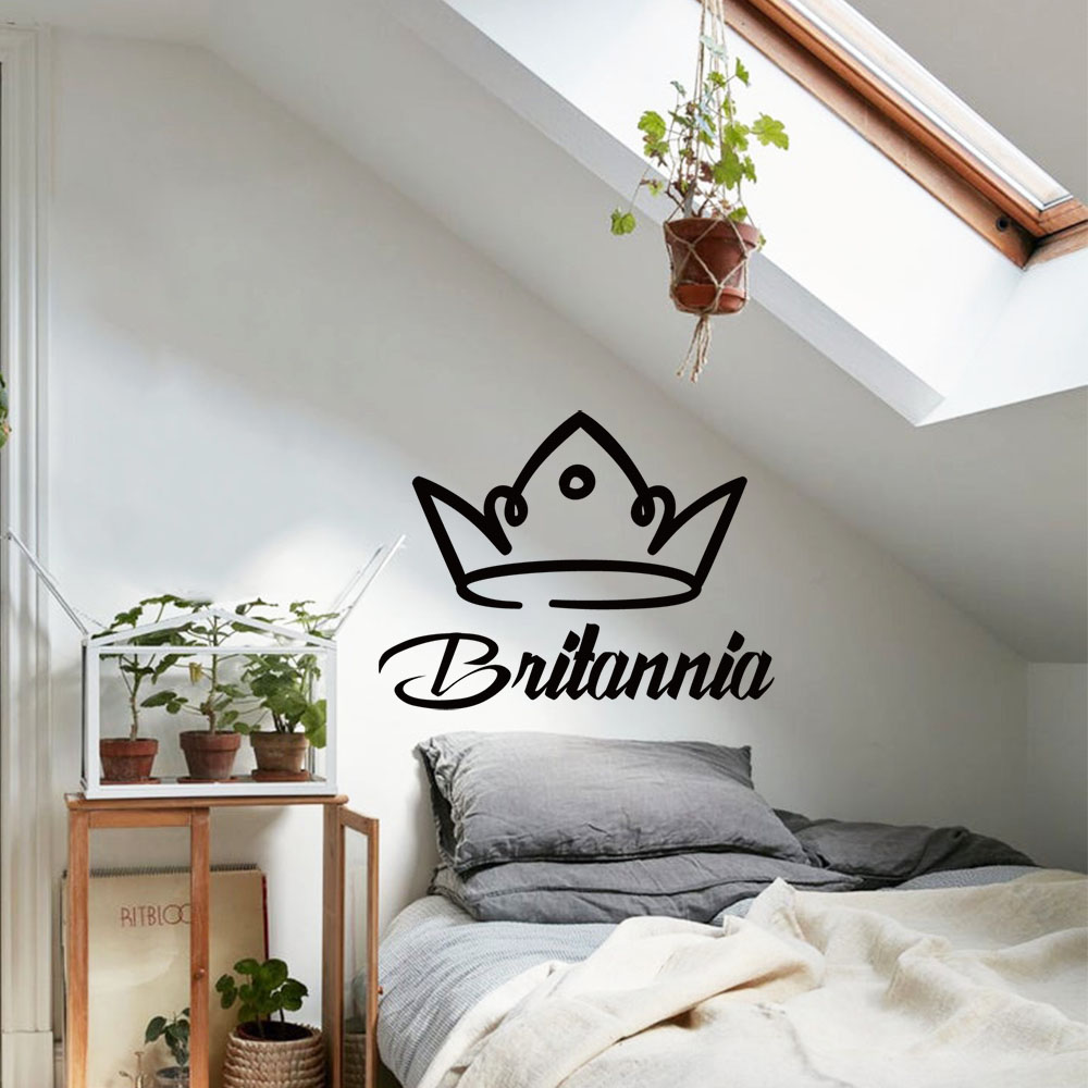 1 Buah Stiker Dekoratif Teks D - Home Decor Wall Tiles ulasan dan harga